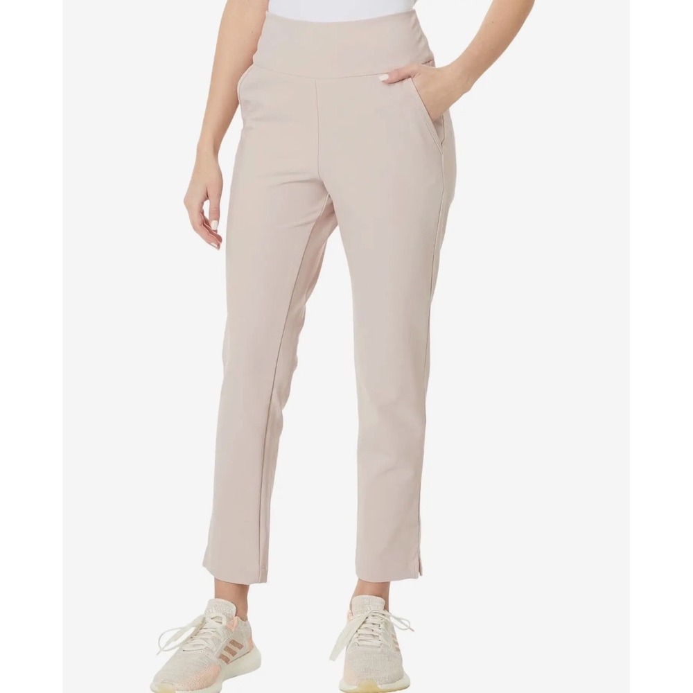 Adidas Womens Solid Ankle Golf Pants XL White Cropped New With Tags